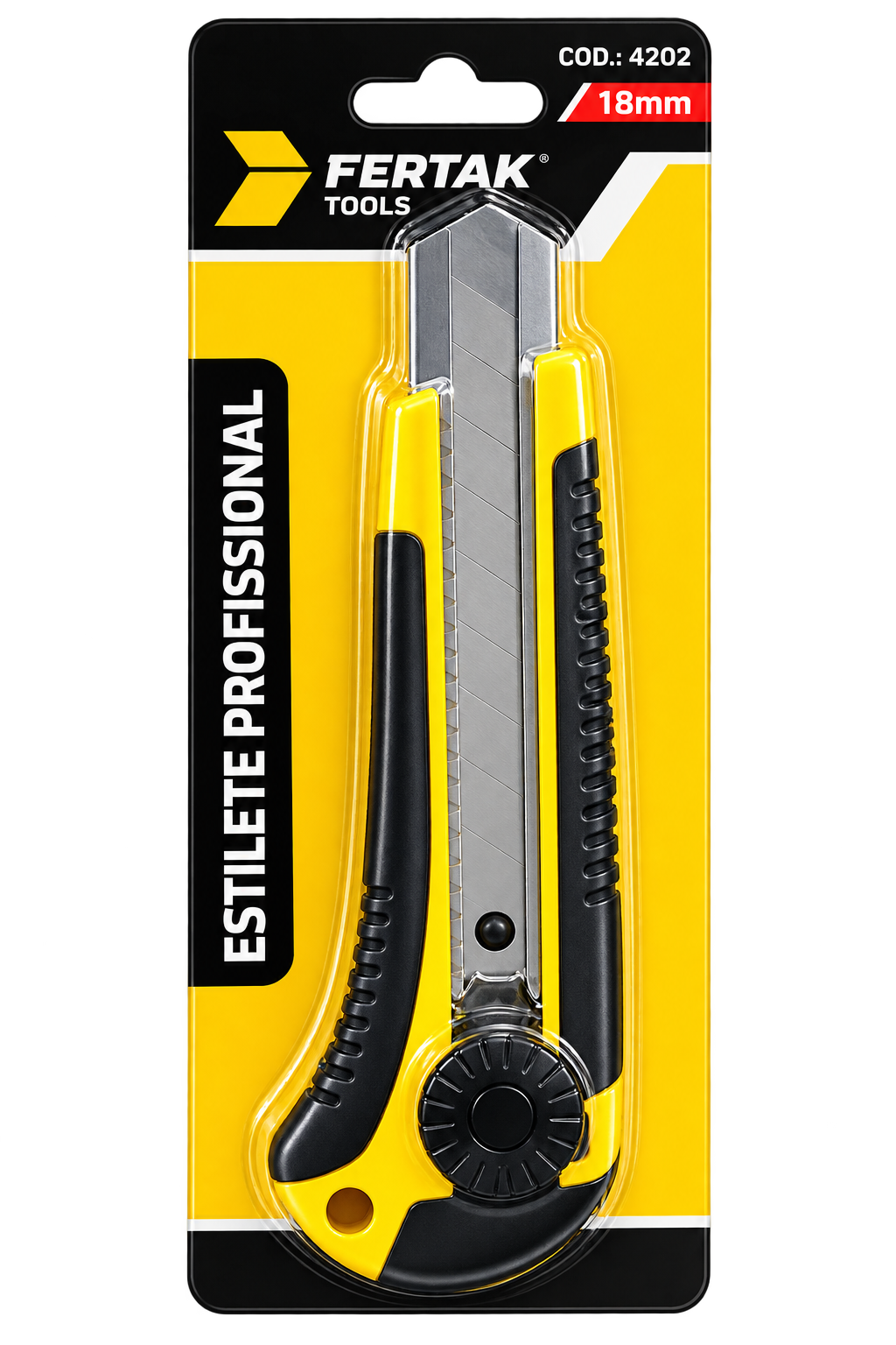 ESTILETE PROFISSIONAL 18MM 1 LAMINA FERTAK