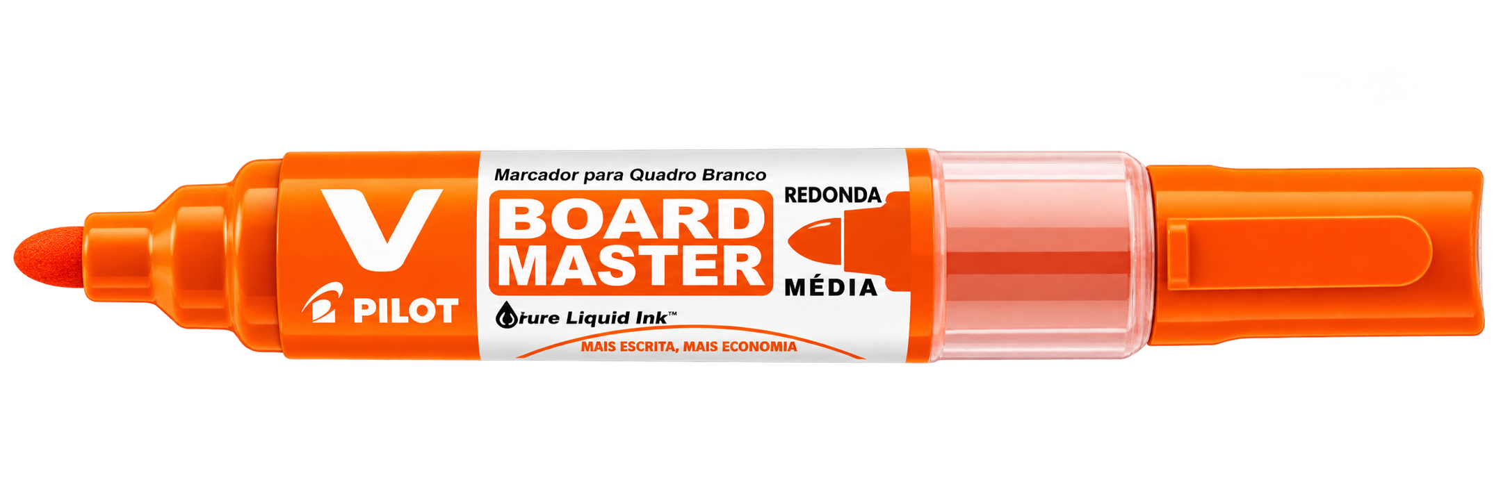 MARCADOR PARA QUADRO BRANCO WBMA-VBM RECARREGAVEL LARANJA PILOT