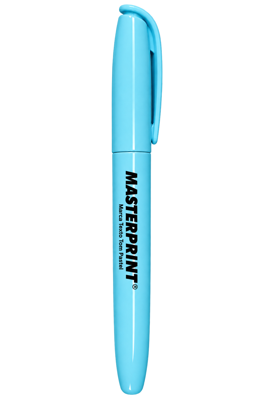 CANETA MARCA TEXTO PASTEL AZUL MASTERPRINT