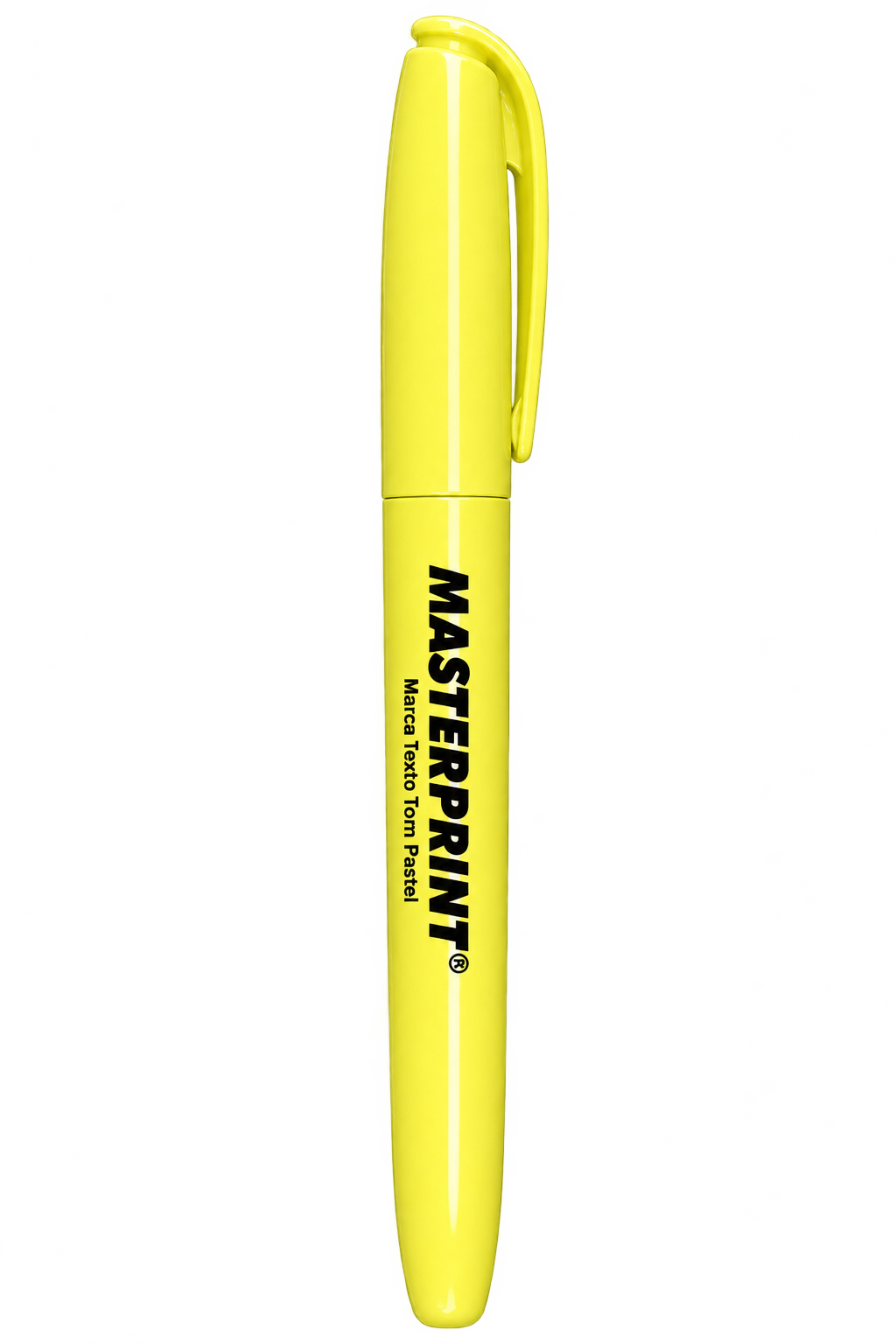 CANETA MARCA TEXTO PASTEL AMARELO MASTERPRINT