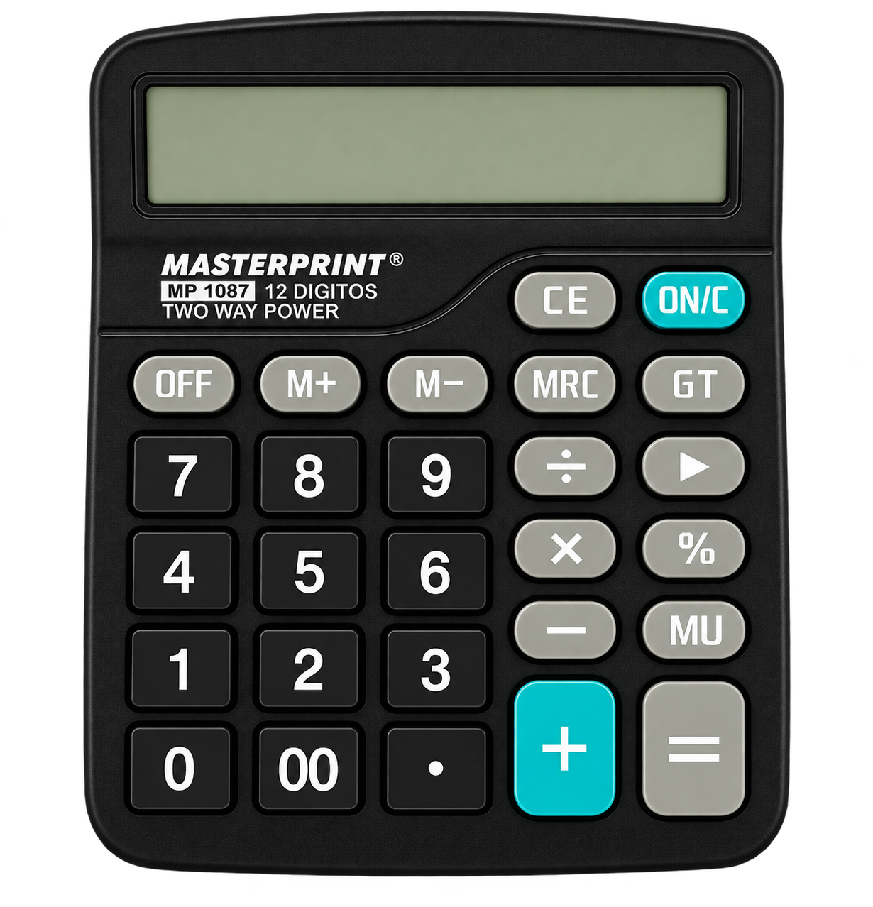 CALCULADORA MANUAL 12 DIGITOS MP-1087 MASTERPRINT