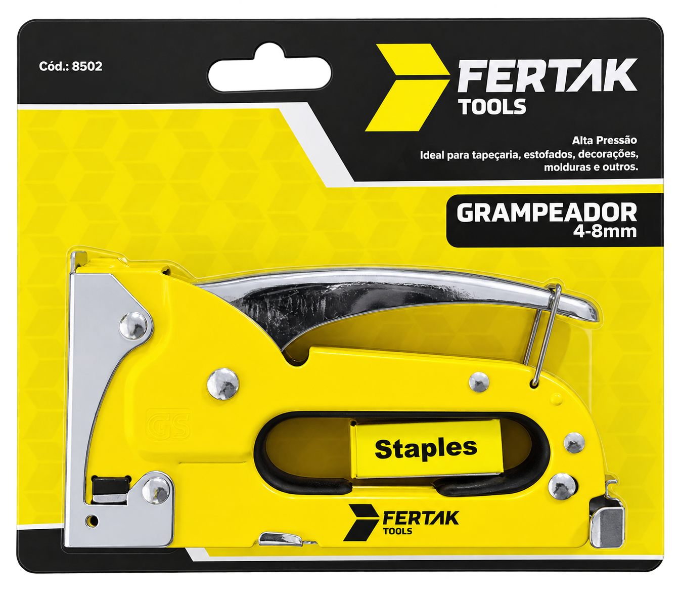 GRAMPEADOR PROFISSIONAL 4-8mm 8502 FERTAK