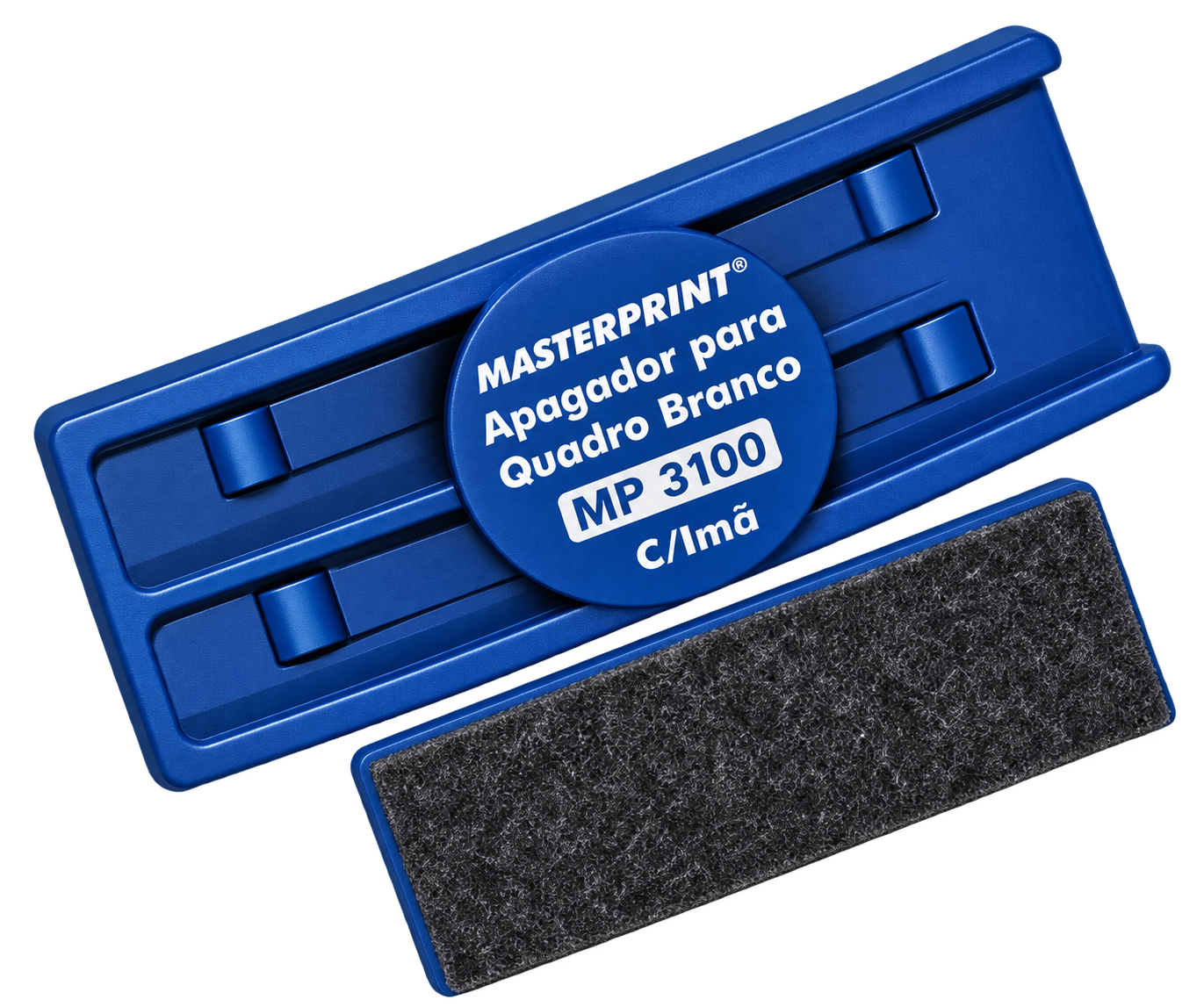 APAGADOR DE QUADRO BRANCO COM IMA COR AZUL MP-3100 MASTERPRINT