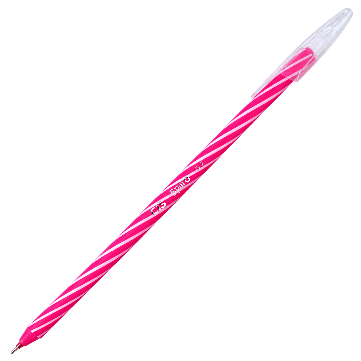 CANETA ESFEROGRAFICA CIS SPIRO 0.7MM ROSA SERTIC