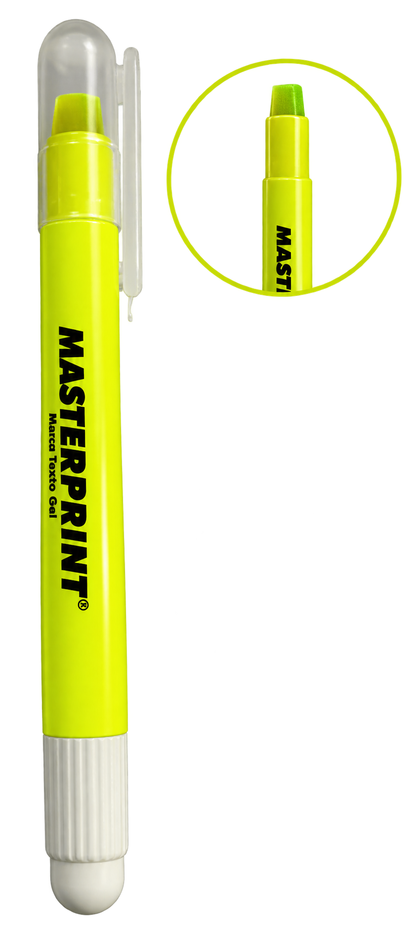 CANETA MARCA TEXTO GEL AMARELA MP-613 MASTERPRINT