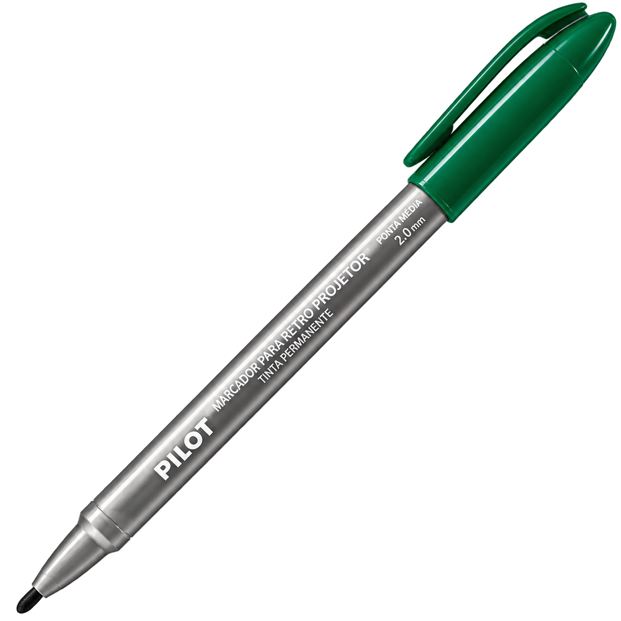 CANETA RETROPROJETOR 2.0mm VERDE PILOT