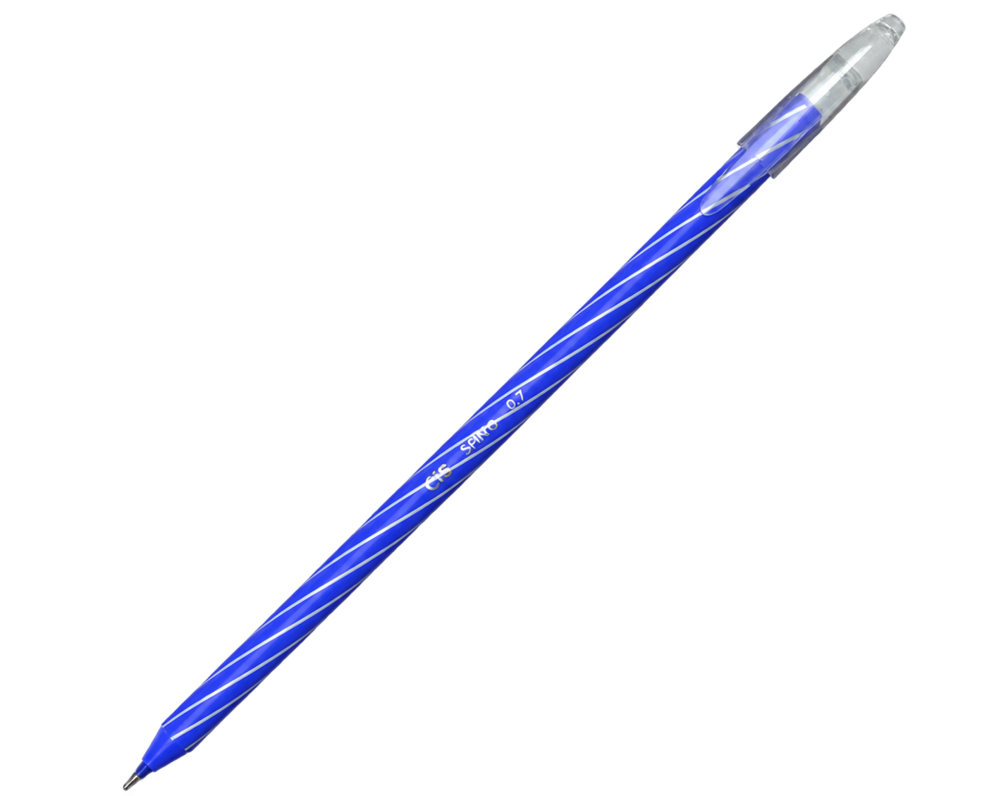 CANETA ESFEROGRAFICA CIS SPIRO 0.7MM AZUL SERTIC