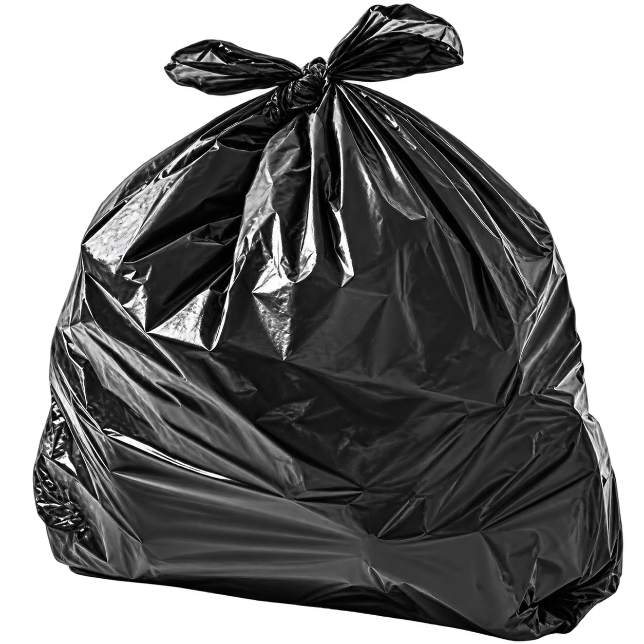 SACO PARA LIXO ECONÔMICO 100 LITROS 70CM X 85CM X 0.04 MICRAS PRETO COM 100 UN