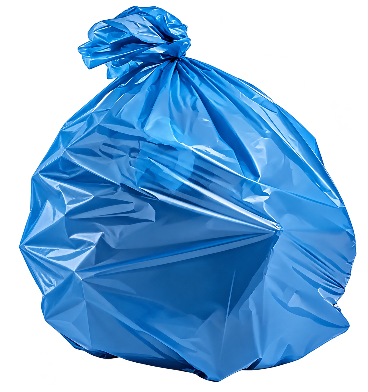 SACO PARA LIXO ECONÔMICO 100 LITROS 70CM X 85CM X 0.04 MICRAS AZUL COM 100 UN