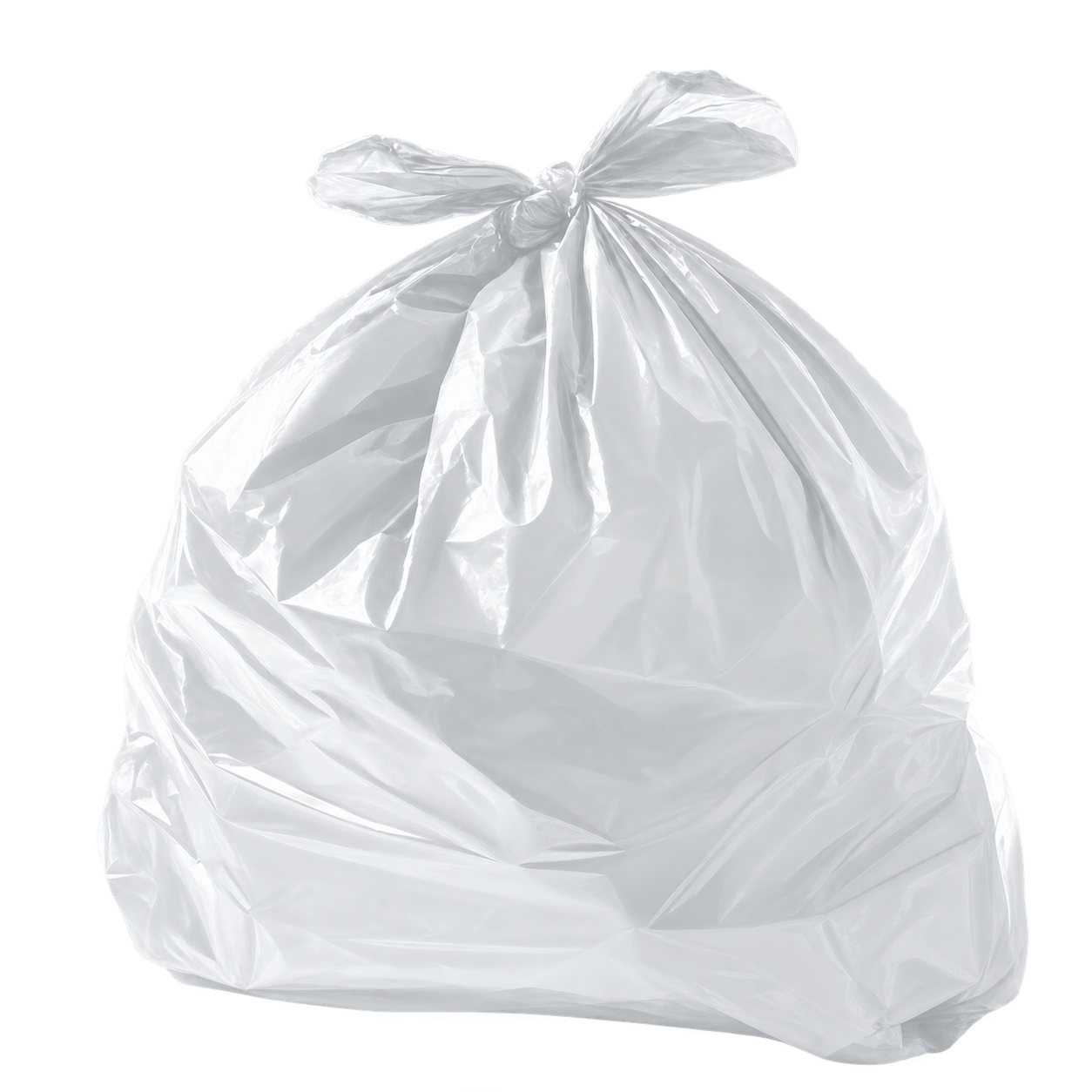 SACO PARA LIXO EM ROLO 30 LITROS 59CM X 62CM X 0.04 MICRAS BRANCO COM 50 UN