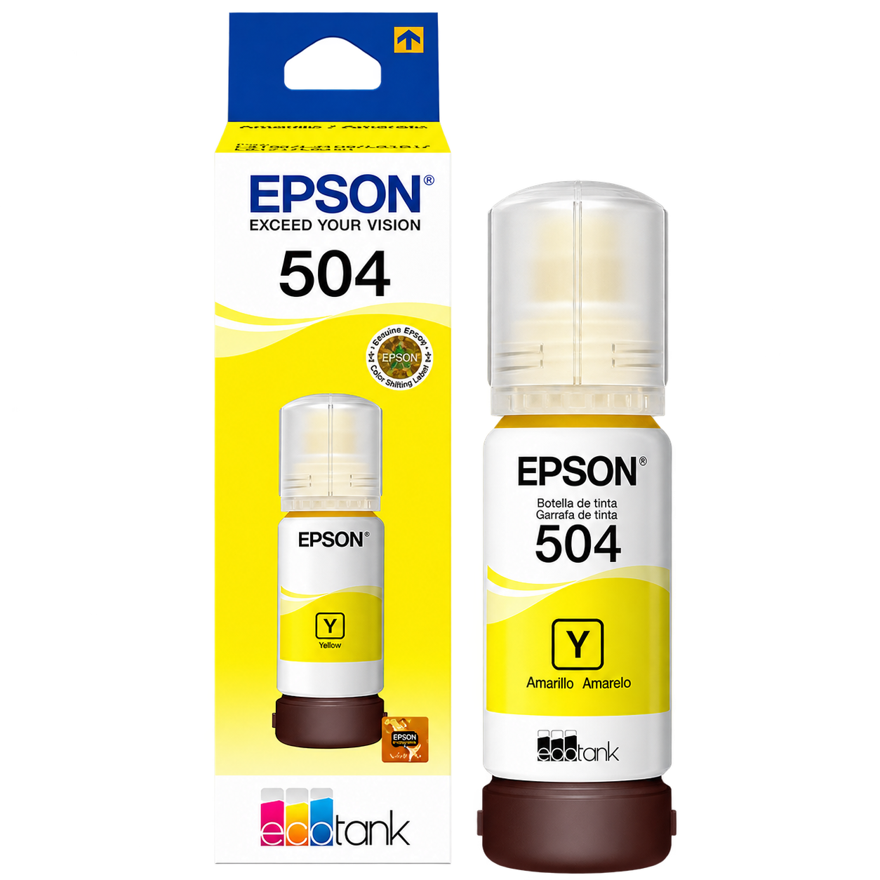 GARRAFA DE TINTA T504420-AL AMARELO 70 ml EPSON