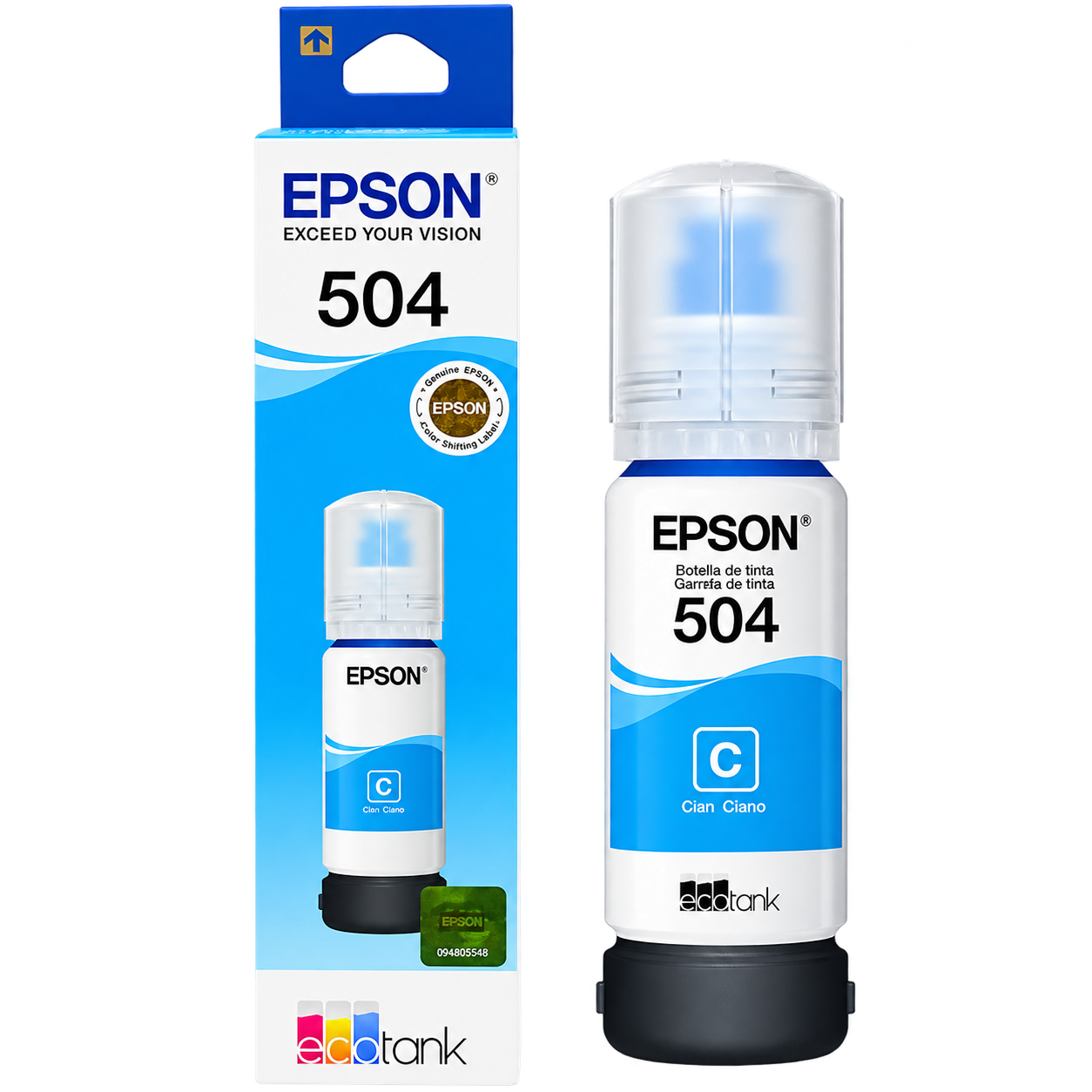 GARRAFA DE TINTA T504220-AL CIANO 70 ml EPSON